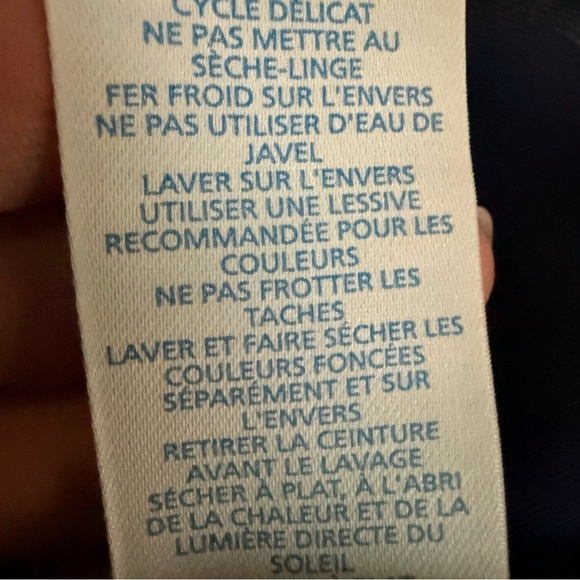 Boden | Deep Blue Short Sleeve Knit Midi Wrap Dress | Sz 8 - Picture 8 of 8